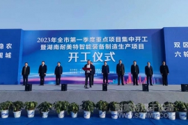 热烈庆祝湖南耐美特智能装备制造生产项目开工仪式圆满礼成
