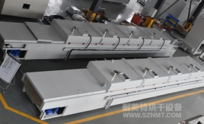 NMT-ZN-673 氮化铝造粒粉材料隧道式烘干炉(厦门钜瓷)
