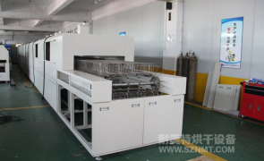 NMT-SDL-962五金铭牌行业24.5米隧道式烘干炉(华铭)