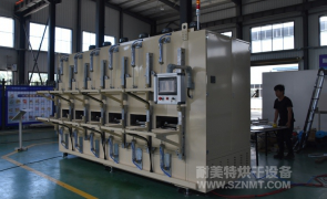 电容行业自动化对接工业烘箱－福建华科 