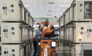 NMT-DL-7512机械手自动抓取,新能源汽车驱动马达烘干线(上海精进电动)